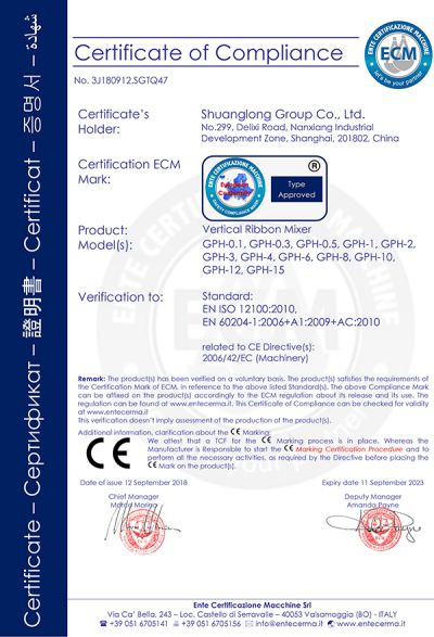 CE-Certificate