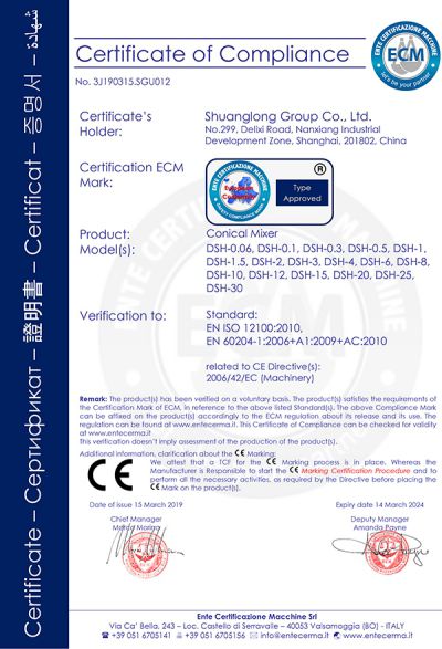 CE-Certificate
